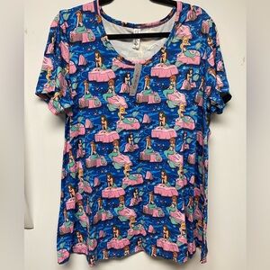 Ambrie Little Mermaid inspired tunic Disney